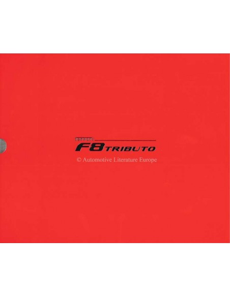 2019 FERRARI F8 TRIBUTO HARDCOVER PROSPEKT 6444/19