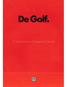 1984 VOLKSWAGEN GOLF BROCHURE NEDERLANDS