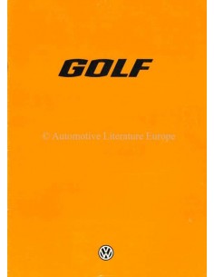 1978 VOLKSWAGEN GOLF BROCHURE DUTCH