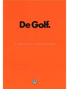 1980 VOLKSWAGEN GOLF BROCHURE DUTCH