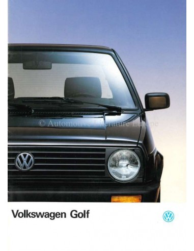 1990 VOLKSWAGEN GOLF PROSPEKT NIEDERLÄNDISCH