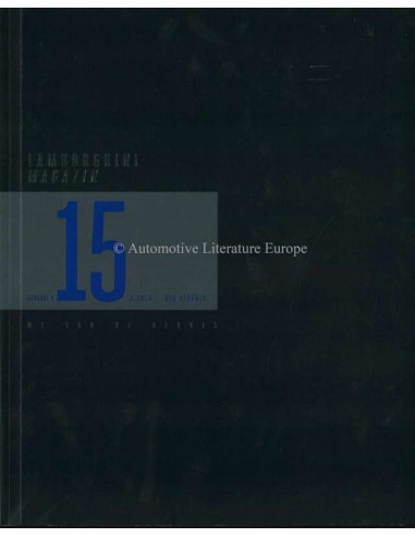 2014 LAMBORGHINI MAGAZINE 15 BLUE SIDERIS GERMAN