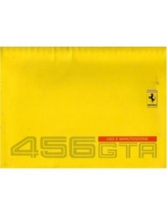 1996 FERRARI 456GTA INSTRUCTIEBOEKJE EUROPA EDITIE