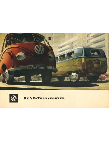1954 VOLKSWAGEN TRANSPORTER BROCHURE NEDERLANDS