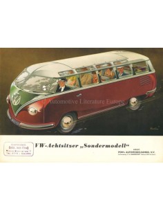 1953 VOLKSWAGEN TRANSPORTER PROSPEKT DEUTSCH
