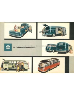 1956 VOLKSWAGEN TRANSPORTER BROCHURE NEDERLANDS