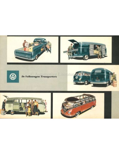 1956 VOLKSWAGEN TRANSPORTER BROCHURE NEDERLANDS