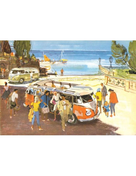 1959 VOLKSWAGEN TRANSPORTER / MICROBUS BROCHURE DUTCH