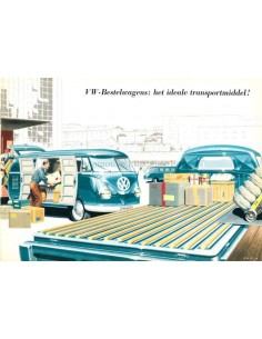 1958 VOLKSWAGEN BESTELWAGENS BROCHURE NEDERLANDS