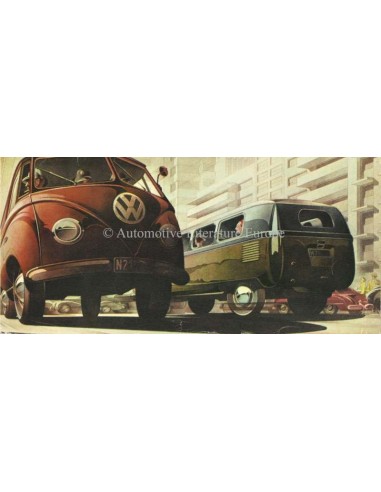 1953 VOLKSWAGEN TRANSPORTER BROCHURE GERMAN