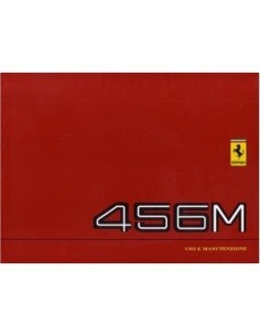 1996 FERRARI 456M GT GTA INSTRUCTIEBOEKJE EUROPA EDITIE