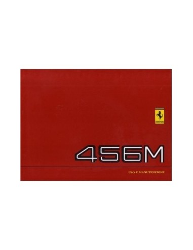 1996 FERRARI 456M GT GTA INSTRUCTIEBOEKJE EUROPA EDITIE