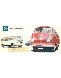 1956 VOLKSWAGEN TRANSPORTER BROCHURE GERMAN