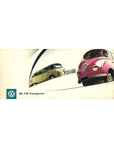 1953 VOLKSWAGEN TRANSPORTER BROCHURE GERMAN