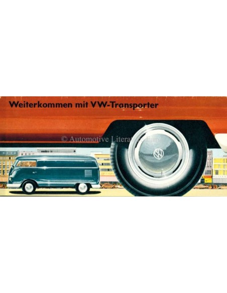1958 VOLKSWAGEN TRANSPORTER BROCHURE DUITS