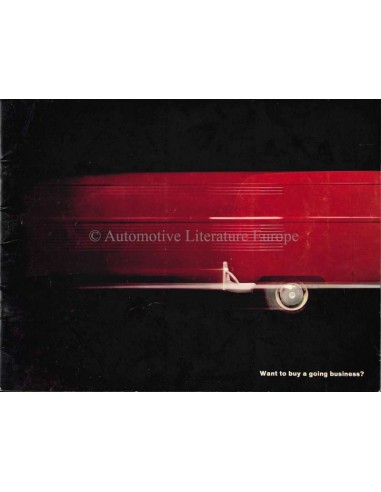 1962 VOLKSWAGEN TRANSPORTER BROCHURE ENGLISH (US)