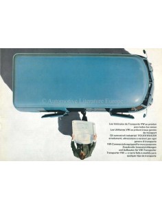 1962 VOLKSWAGEN TRANSPORTER BROCHURE MULTILINGUAL