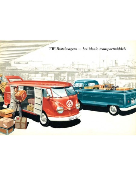 1962 VOLKSWAGEN TRANSPORTER BROCHURE NEDERLANDS