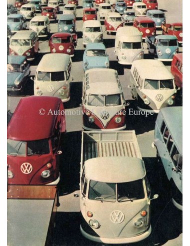 1963 VOLKSWAGEN TRANSPORTER BROCHURE NEDERLANDS