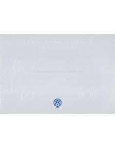 1997 VOLKSWAGEN TRANSPORTER BROCHURE DUTCH