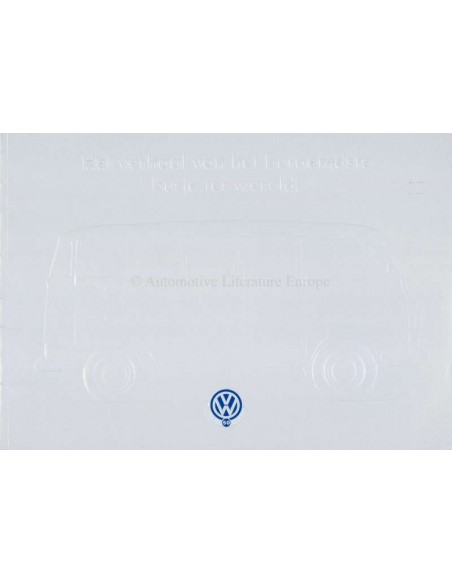 1997 VOLKSWAGEN TRANSPORTER PROSPEKT NIEDERLÄNDISCH