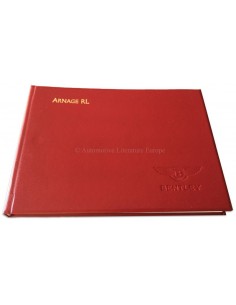 2002 BENTLEY ARNAGE RL INSTRUCTIEBOEKJE DUITS