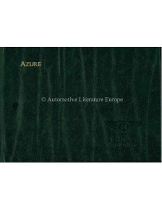 2002 BENTLEY AZURE MULLINER BETRIEBSANLEITUNG ITALIENISCH