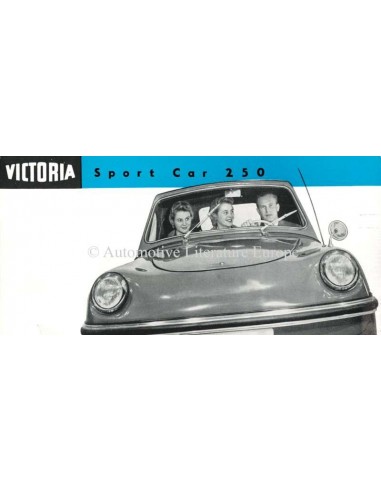 1958 VICTORIA SPORT CAR 250 BROCHURE ENGLISH