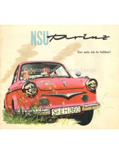 1959 NSU PRINZ I & II PROSPEKT NIEDERLÄNDISCH