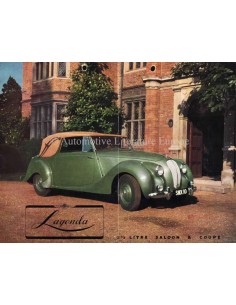 1949 ASTON MARTIN LAGONDA SALOON & COUPÉ BROCHURE ENGELS