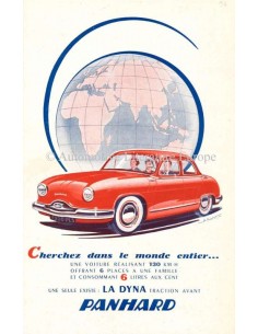 1956 PANHARD DYNA BROCHURE FRANS