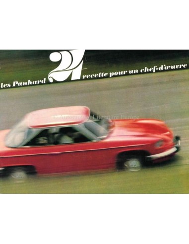 1965 PANHARD 24 BROCHURE FRANS