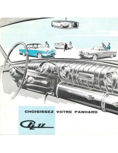 1962 PANHARD 17 BROCHURE FRENCH