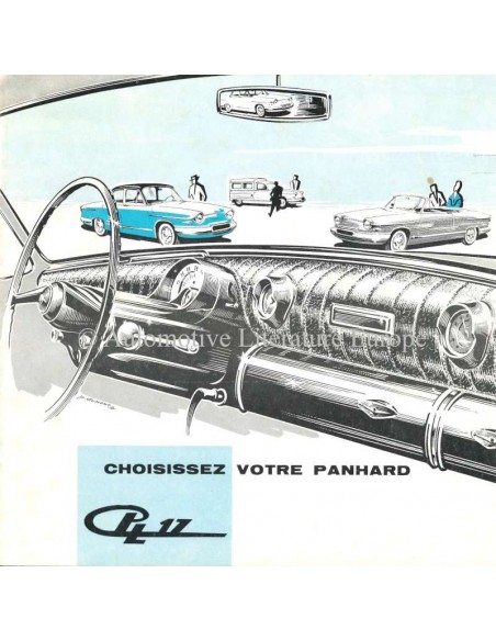1962 PANHARD 17 BROCHURE FRANS