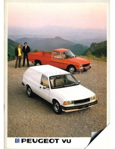 1983 PEUGEOT 305 BESTEL/504 PICKUP/CHASSIS CABINE BROCHURE NEDERLANDS
