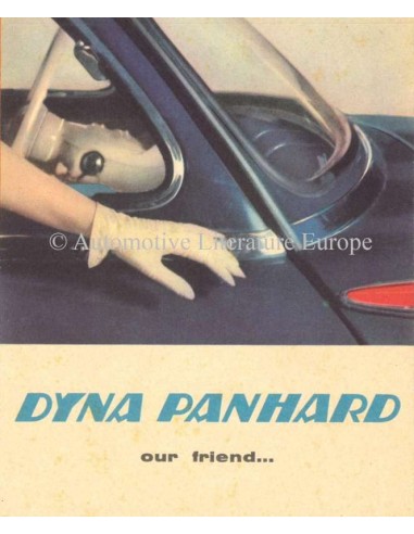 1954 PANHARD DYNA PROSPEKT ENGLISCH
