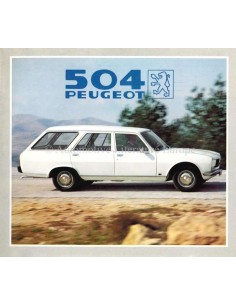 1982 PEUGEOT BREAK GR/FAMILIAL GRD/FAMILIAL D BROCHURE GERMAN