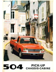 1981 PEUGEOT 504 PICK UP BROCHURE DUTCH