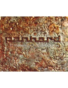 1963 PANHARD 17 & CD PROGRAMMA BROCHURE FRANS