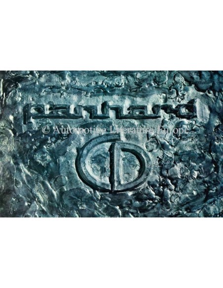 1963 PANHARD CD BROCHURE FRANS