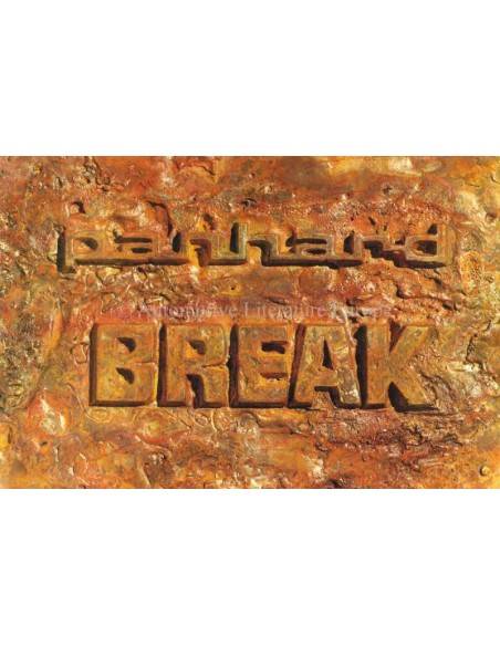 1963 PANHARD 17 BREAK BROCHURE FRANS