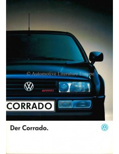 1991 VOLKSWAGEN CORRADO VR6 BROCHURE NEDERLANDS