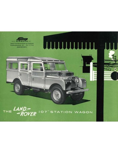 1956 LAND ROVER SERIES 1 107" STATION WAGON BROCHURE ENGLISH