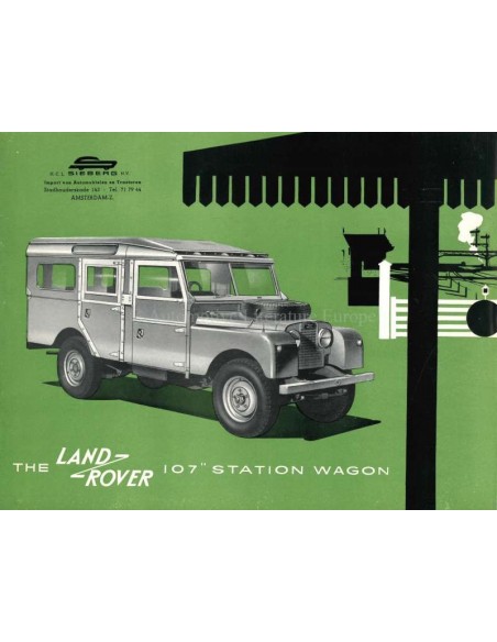 1956 LAND ROVER SERIES 1 107" STATION WAGON PROSPEKT ENGLISCH