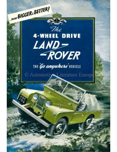 1954 LAND ROVER 86" SERIES 1 PROSPEKT ENGLISCH