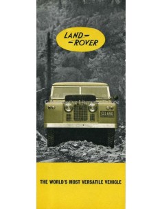 1961 LAND ROVER SERIES IIA PROSPEKT ENGLISCH