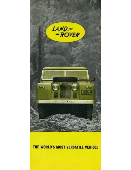 1961 LAND ROVER SERIES IIA BROCHURE ENGLISH