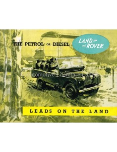 1956 LAND ROVER SERIES I PROSPEKT ENGLISCH