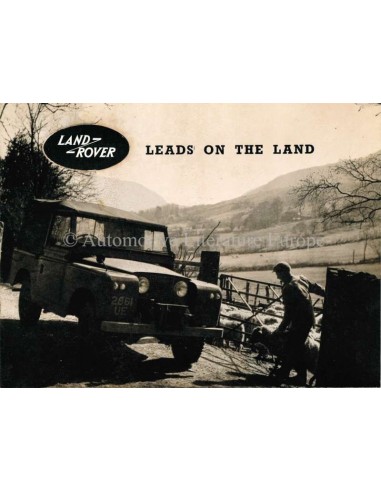 1958 LAND ROVER SERIES I BROCHURE ENGLISH