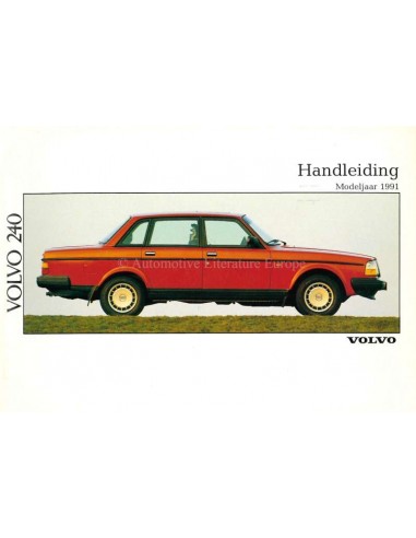 1993 VOLVO 240 BETRIEBSANLEITUNG NIEDERLÄNDISCH